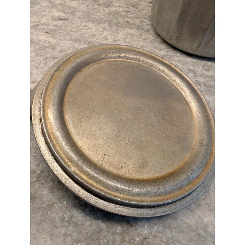 Vintage‎ Aluminum Double Boiler, 3 Piece, Household Institute